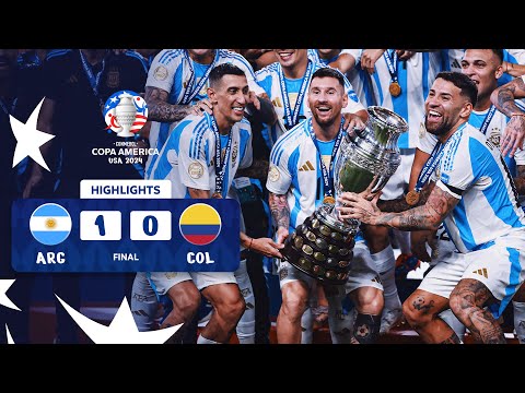 argentina 1 0 colombia highlights conmebol copa america usa 2024