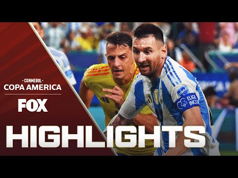 argentina vs colombia highlights 2024 copa america final