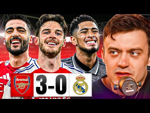 arsenal smash real madrid 3 0 reaction