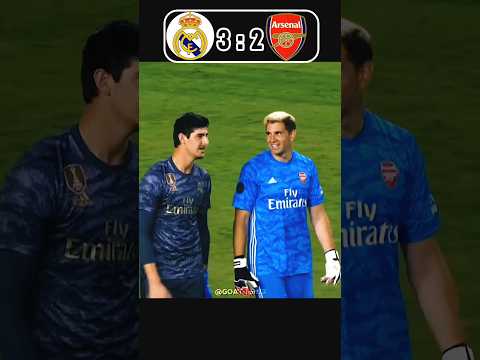 arsenal vs real madrid 2 3 penalty shoot out arsenalvsrealmadrid realmadridvsarsenal shorts