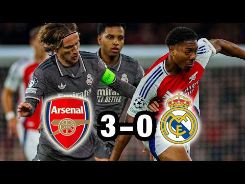 arsenal vs real madrid 3 0 all goals extended highlights resumen del real madrid de hoy