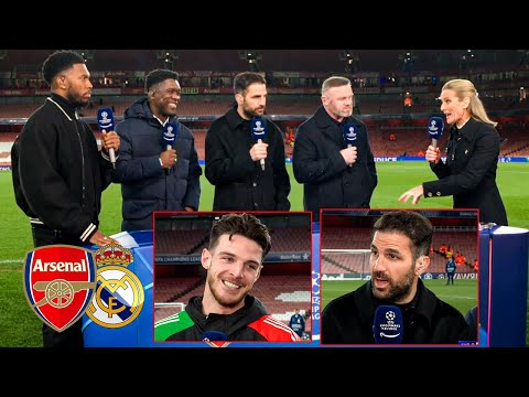 arsenal vs real madrid 3 0 declan rices epic strike stuns real madrid f09f98b1 pundits wild reactions