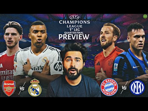 arsenal vs real madrid bayern vs inter ucl match preview lineup 1st leg