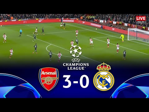 arsenal vs real madrid champions league 24 25 full match
