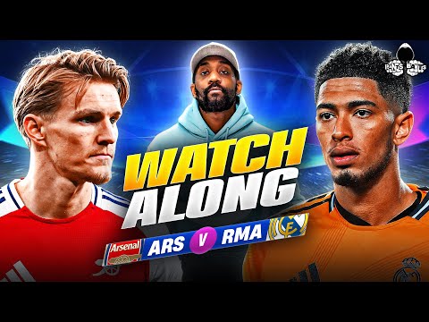 arsenal vs real madrid champions league watch along and highlights with rantsnbantsclips