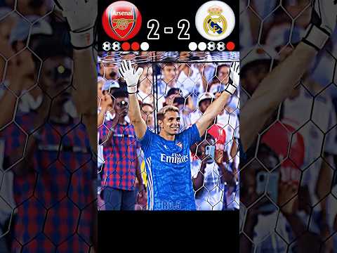 arsenal vs real madrid penalty shootout