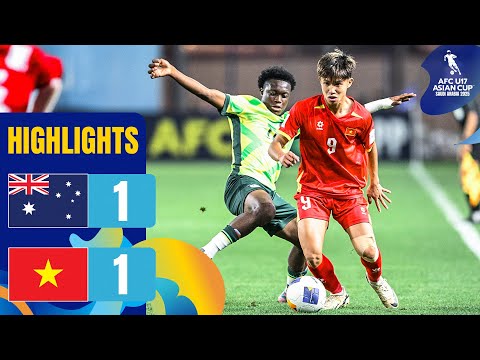 australia vs vietnam highlights afc u17 asian cup 2025