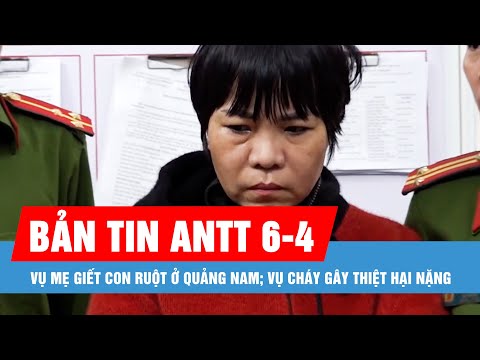 ban tin antt 6 4 vu me giet con ruot o quang nam vu chay gay thiet hai hon 4 hec ta rung o ha long