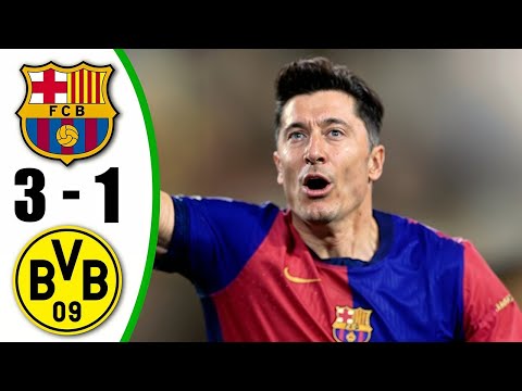barcelona vs borussia dortmund 3 1 all goals highlights 2025 1
