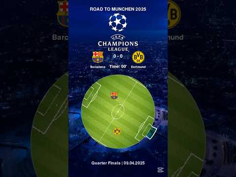 barcelona vs borussia dortmund football barcelona dortmund championsleague