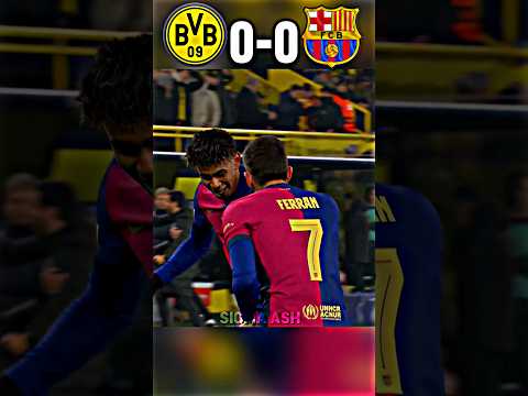 barcelona vs dortmund fc 2024 ucl raphinha lamine yamal prime f09f94a5 youtube shorts football 1