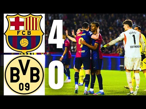 barcelona vs dortmund highlights all goals 1080i