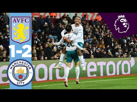 bernardo volley man city highlights aston villa 1 2 city dias bernardo silva watkins goals