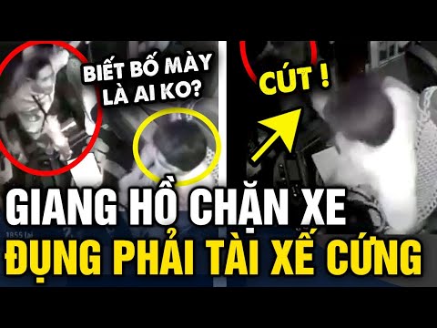 bi giang ho chan xe tai xe co hanh dong khien tat ca ha he tin 3 phut