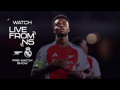 biggest game of the season arsenal vs real madrid live from n5 pre match show ucl