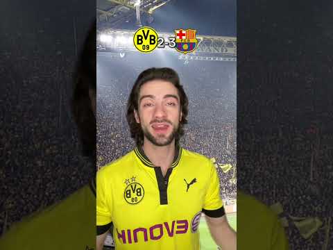 borussia dortmund 2 3 fc barcelona champions league championsleague futbol soccer