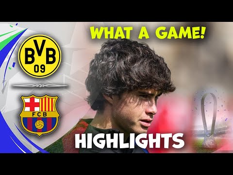 borussia dortmund vs barcelona uefa youth league highlights 11 12 2024