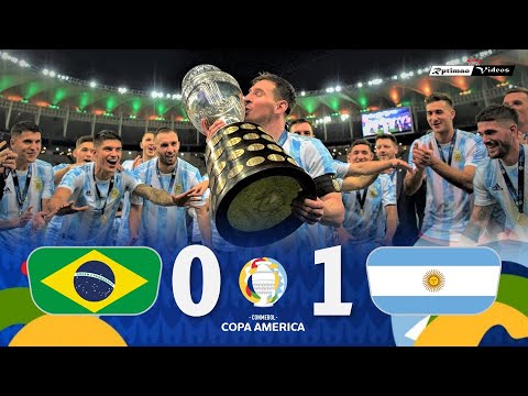 brasil 0 x 1 argentina e2978f 2021 copa america final extended goals highlights hd