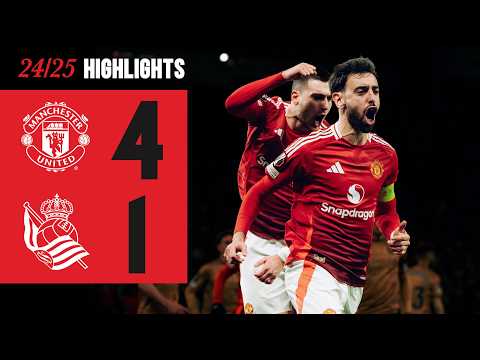 bruno hat trick f09f988df09f8ea9 man utd v real sociedad