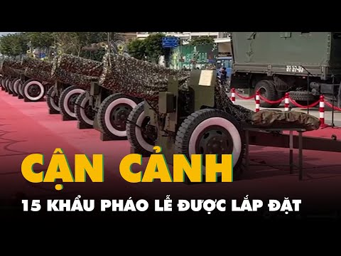 can canh 15 khau phao le duoc lap dat tren ben bach dang chuan bi cho dai le 30 4