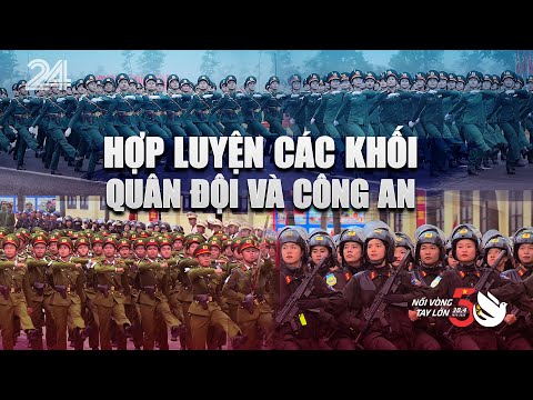 can canh hop luyen dieu binh dieu hanh 30 4 cua cac khoi quan doi va cong an vtv24