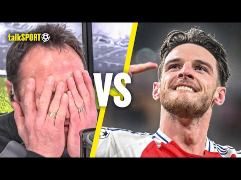 cant have the gooners winning it jason cundy reacts to arsenal 3 0 real madrid rices brace