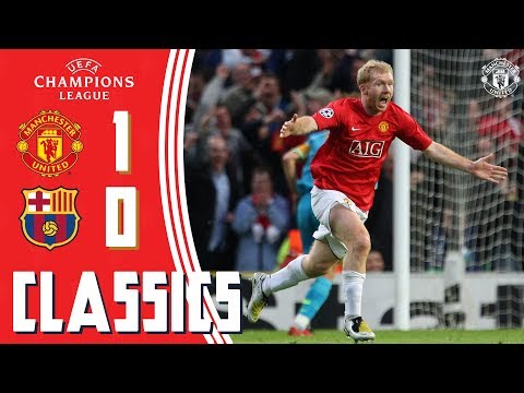 champions league classic manchester united 1 0 barcelona 2008 semi final 2nd leg ucl draw