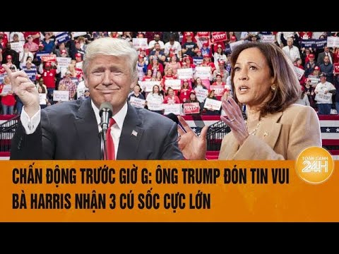 chan dong truoc gio g ong trump don tin vui ba harris nhan 3 cu soc lon