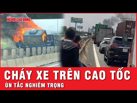 chay xe tren cao toc tp hcm long thanh dau giay un tac nhieu km tin nhanh