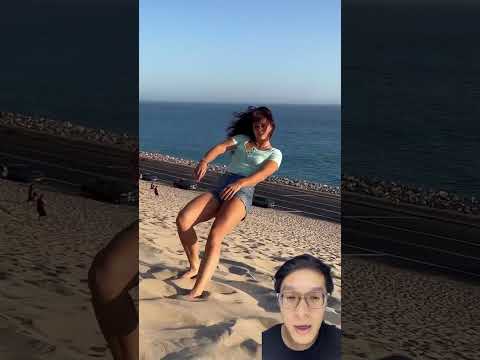 chi gai xinh dep la dien vien dong the shorts