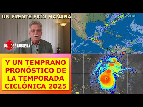 como sera proxima temporada ciclonica y un frente frio manana lun 7 abril 2025