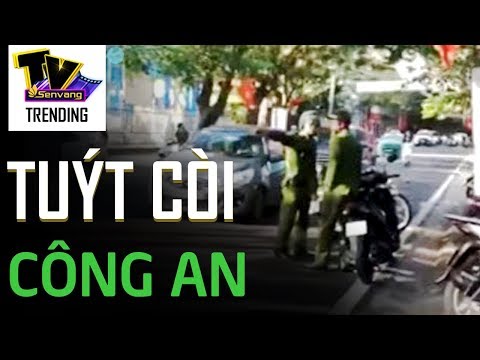 cong an cung bi csgt tuyt coi khi di nguoc chieu