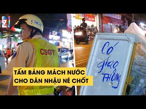 csgt do nong do con ngay pho nhau chu quan treo bang co giao thong