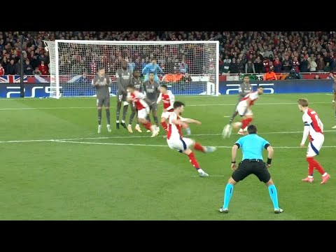 declan rice double freekick goal arsenal vs real madrid 2 0 highlights championsleague 2025