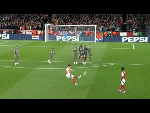 declan rice freekick goal vs real madrid arsenal vs real madrid highlights champions league 2025