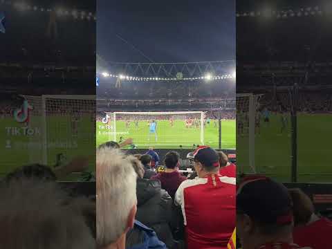 declan rices 2nd goal for arsenal against real madridarsenal afc realmadrid goal awaydaylads
