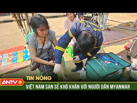 doan cuu nan cua bo cong an viet nam ho tro doi song cho nhan dan myanmar antv