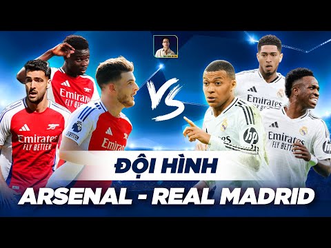 doi hinh real madrid vs arsenal se su dung la gi