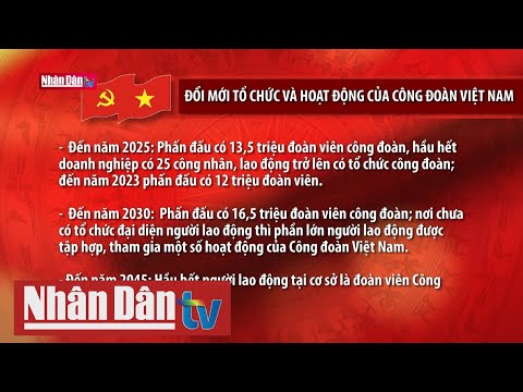 doi moi to chuc va hoat dong cua cong doan viet nam