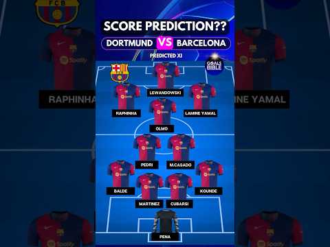 dortmund vs barcelona predicted lineups f09f94a5e29abd champions league clash