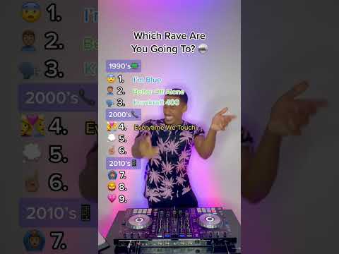edm decades challenge which rave are you going toshorts