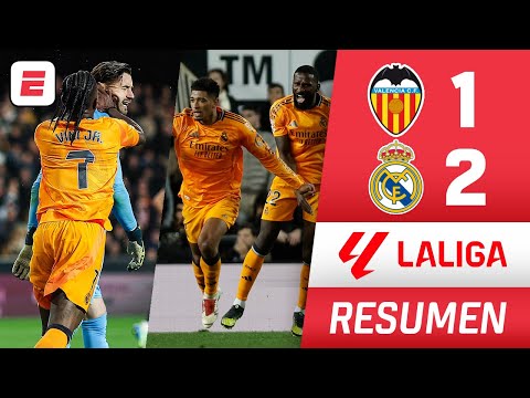 epica remontada del real madrid ante valencia vinicius expulsado bellingham falla penal la liga