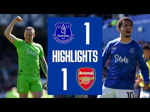 everton 1 1 arsenal premier league highlights