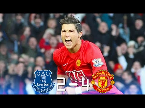 everton 2 4 manchester united e2978f premier league 2007 extended highlights