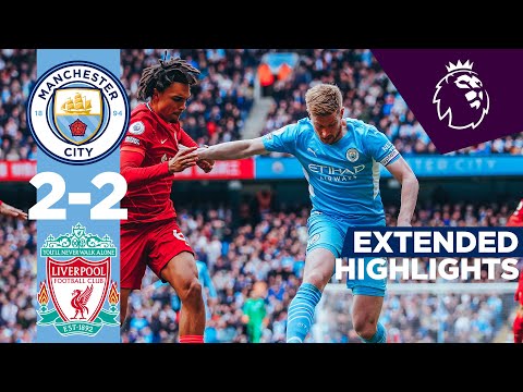extended highlights man city 2 2 liverpool jesus kevin de bruyne jota and mane goals