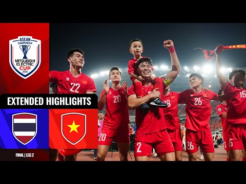 f09f87b9f09f87ad thailand vs vietnam f09f87bbf09f87b3 asean mitsubishi electric cup 2024 final leg 2 extended hls