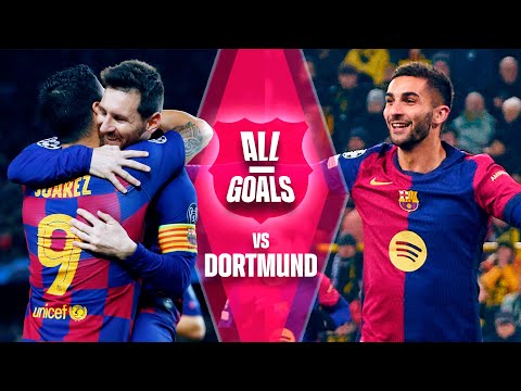 f09f94a5 all goals fc barcelona vs borussia dortmund
