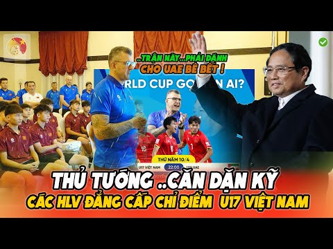 f09f94a5thu tuong gui thu xuc dong tiep lua u17 viet nam dai chien uae bat ngo troussier canh bao u17 vn