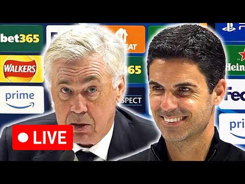 f09f94b4 live mikel arteta and carlo ancelotti post match press conference arsenal 3 0 real madrid
