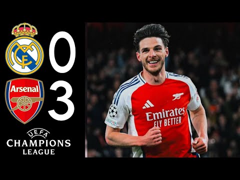 f09f94b4 real madrid vs arsenal 0 3 highlights goals champions league 2025